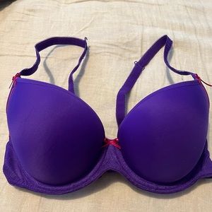 32DDD (32E uk) purple and pink Freya bra